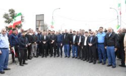 حضور مهندس مرتضی فولادی در راهپیمایی ۲۲ بهمن در اهواز