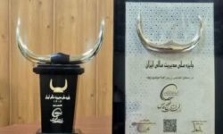 فجر انرژی خلیج فارس طلایی‌ترین نشان مدیریت مالی کشور را کسب کرد