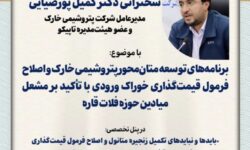 سخنرانی دکتر کمیل پورضیایی در نمایشگاه حمایت از ساخت داخل