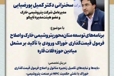 سخنرانی دکتر کمیل پورضیایی در نمایشگاه حمایت از ساخت داخل