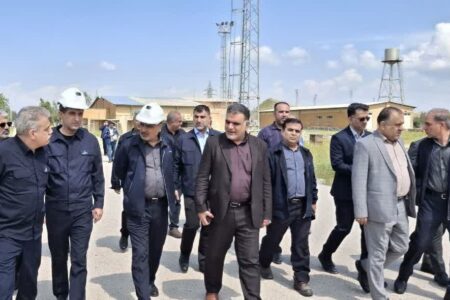 بازدید مدیرعامل مناطق نفت‌خیز جنوب از تأسیسات مسجدسلیمان