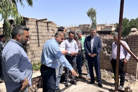بازدید مدیرعامل شرکت آب و فاضلاب اهواز از ایستگاه غزنوی