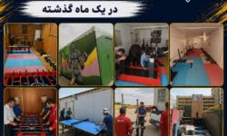تجهیز ۲۸ اردوگاه دستگاه های حفاری خشکی ناوگان شرکت به امکانات و فضای مناسب ورزشی