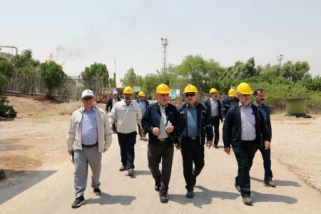 دیدار سرپرست مدیریت عملیات نفت و گاز مارون با كاركنان عملیاتی
