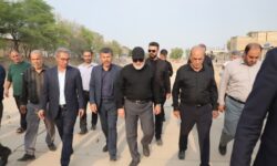 بازدید استاندار خوزستان از سه پروژه عمرانی دزفول؛ تأکید بر تسریع در اجرا و تخصیص اعتبارات