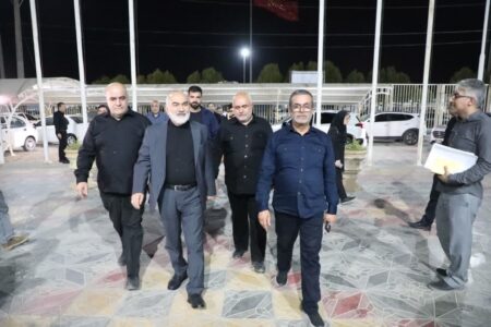 بازدید میدانی استاندار خوزستان از روند بازگشت زائران اربعین در مرز شلمچه / بررسی همکاریهای دوجانبه با مقامات عراقی برای خدمترسانی بهتر به زوار
