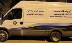 آزمایشگاه سیار مرکز پایش و نظارت بر کیفیت آب و فاضلاب اهواز راه‌اندازی شد