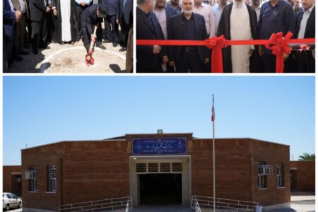 دبستان ۱۲ کلاسه پسرانه قلمچی ۵۳۰ در ناحیه ۴ اهواز به بهرهبرداری رسید