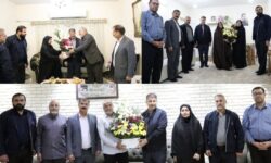 به مناسبت هفته دفاع مقدس ؛  دیدار مدیرعامل نفت و گاز مارون با خانواده شهید و ایثارگران