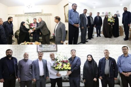 به مناسبت هفته دفاع مقدس ؛  دیدار مدیرعامل نفت و گاز مارون با خانواده شهید و ایثارگران