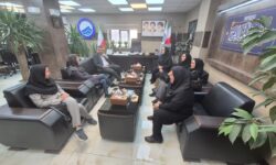 نشست مديرعامل شركت آب و فاضلاب اهواز  با مشاور امور بانوان شرکت مهندسی آب و فاضلاب کشور