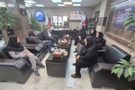 نشست مديرعامل شركت آب و فاضلاب اهواز  با مشاور امور بانوان شرکت مهندسی آب و فاضلاب کشور