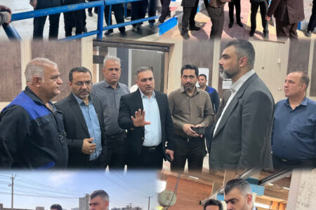 بازدید مدیرعامل آبفا اهواز از تصفیه‌خانه آب شهید منجزی