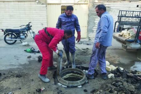 آمادگی آبفا آبادان برای بارندگی‌ها؛ ۲۵۰ کیلومتر از شبکه فاضلاب لایروبی شد